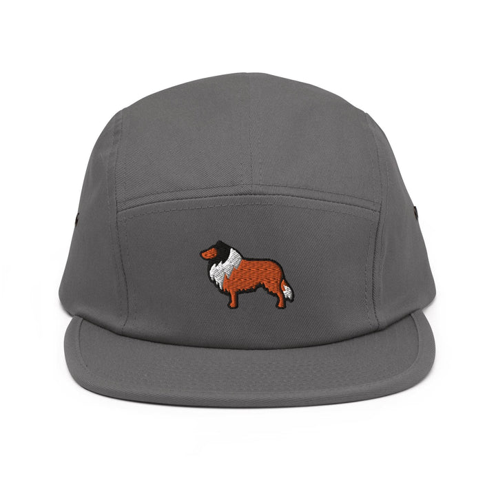 Rough Collie 5 Panel Camper Cap