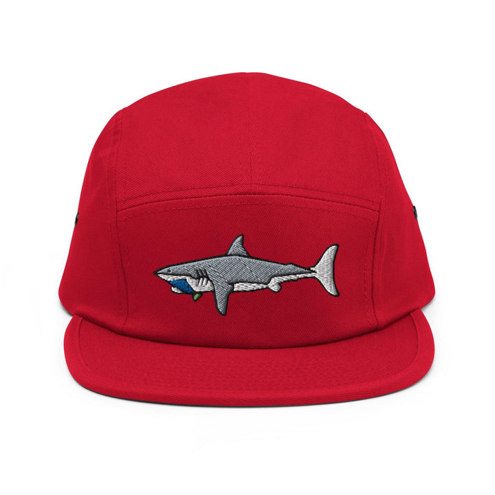 Great White Shark 5 Panel Camper Cap