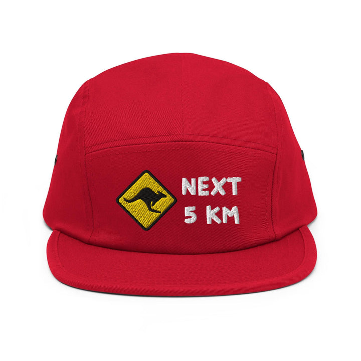 Kangaroo Road Sign 5 Panel Camper Cap