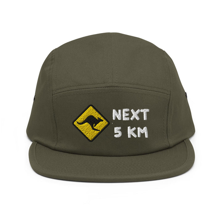 Kangaroo Road Sign 5 Panel Camper Cap
