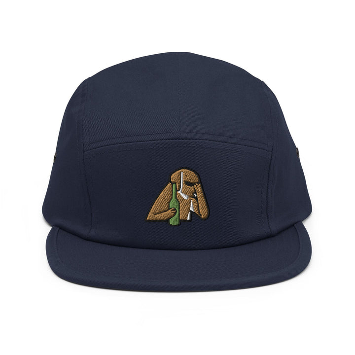 Regretful Hangover Dog 5 Panel Camper Cap