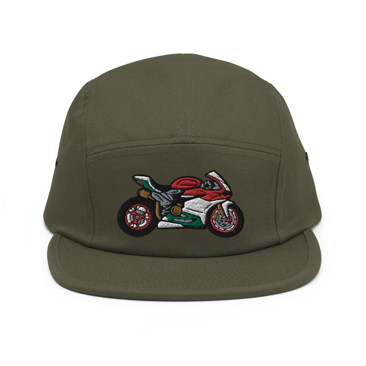 Italian Superbike 5 Panel Camper Cap