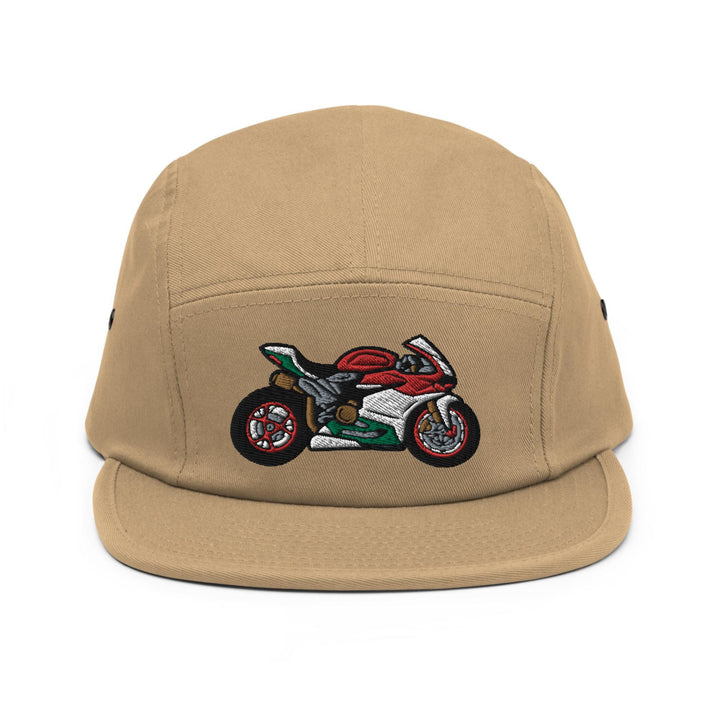 Italian Superbike 5 Panel Camper Cap