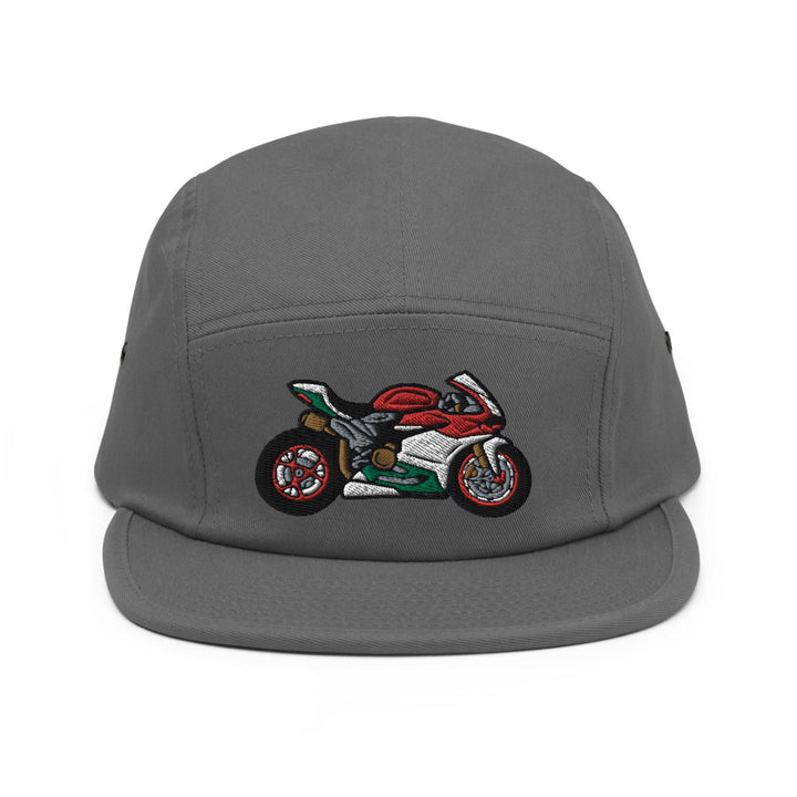 Italian Superbike 5 Panel Camper Cap