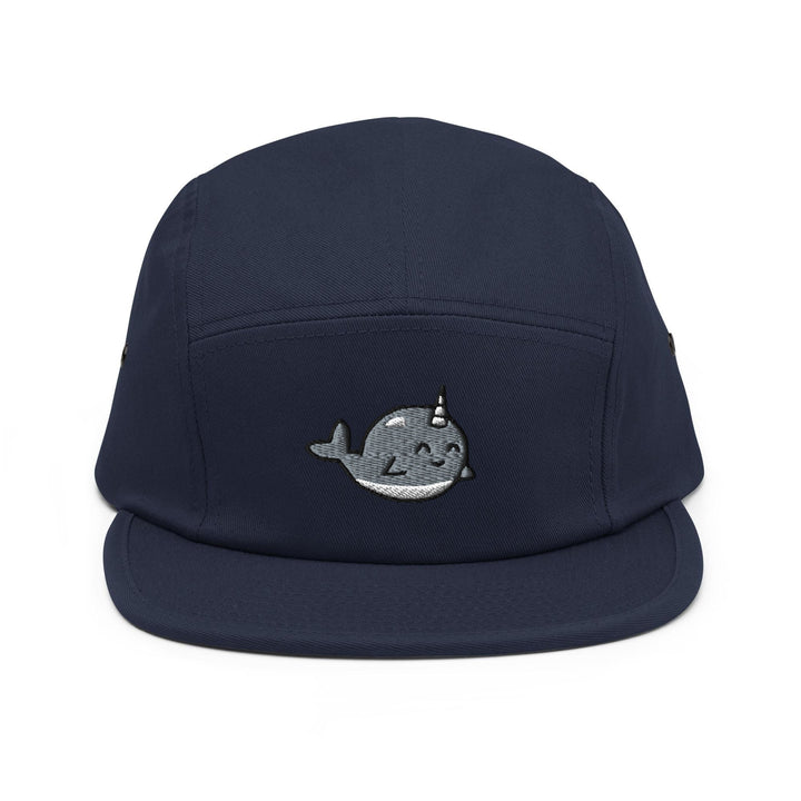 Kawaii Narwhal 5 Panel Camper Cap