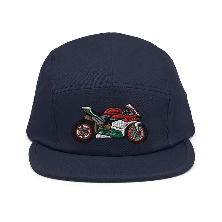 Italian Superbike 5 Panel Camper Cap