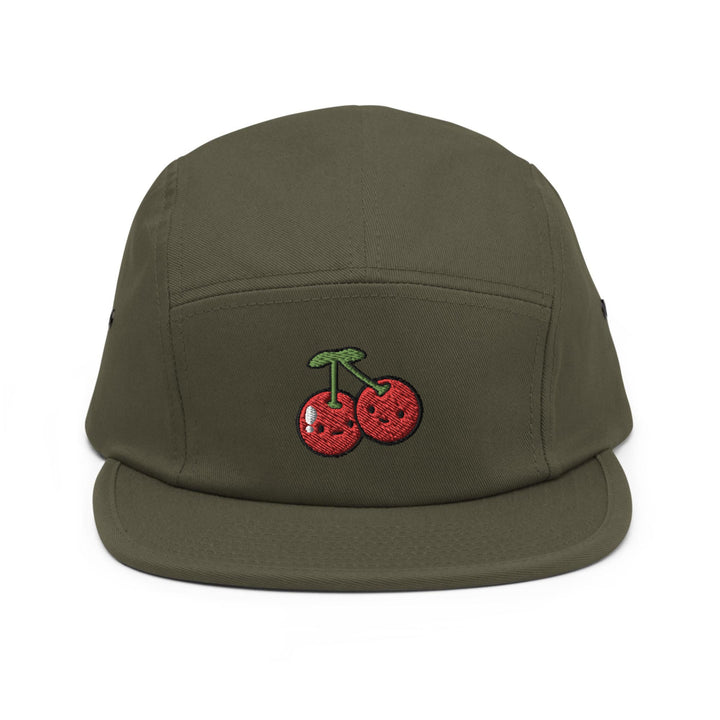 Kawaii Cherry 5 Panel Camper Cap