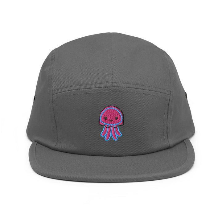 Pink Jellyfish 5 Panel Camper Cap