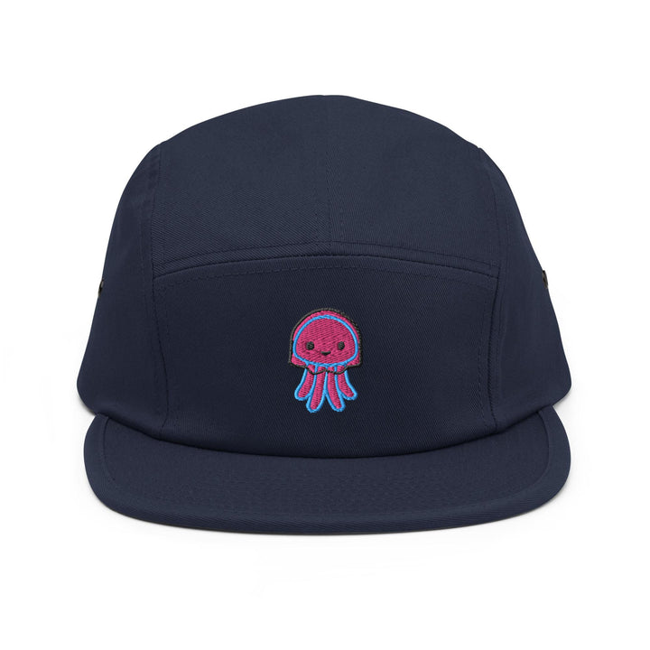 Pink Jellyfish 5 Panel Camper Cap