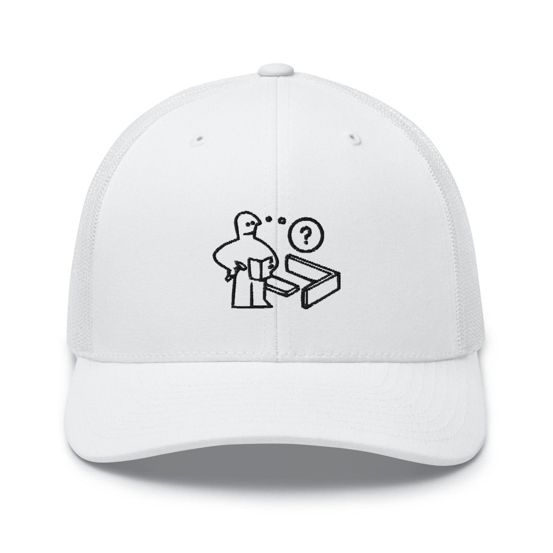 Confused IKEA Man Trucker Cap