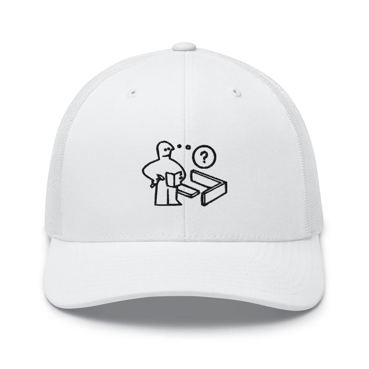 Confused IKEA Man Trucker Cap