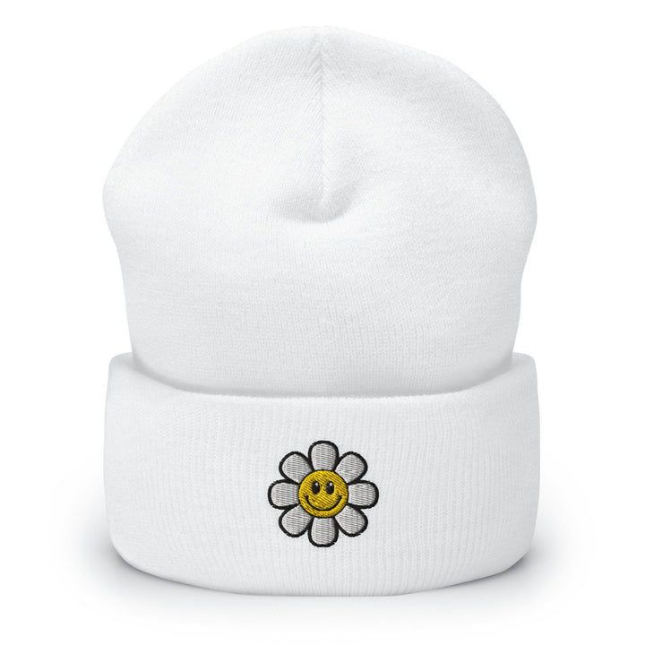 Smiley Flower Beanie