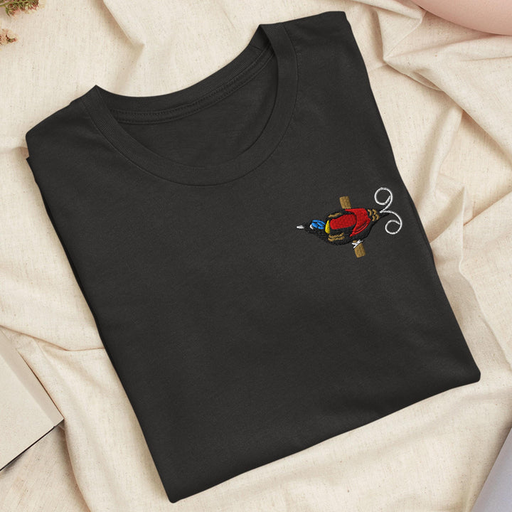 Wilson's Bird of Paradise Embroidered T-shirt