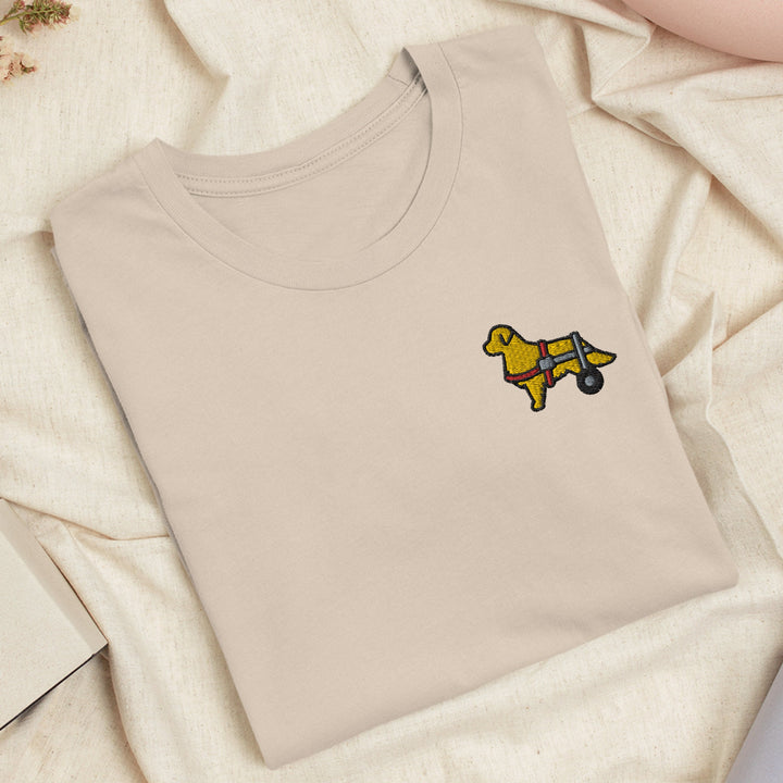 Your Disabled Dog Embroidered T-shirt