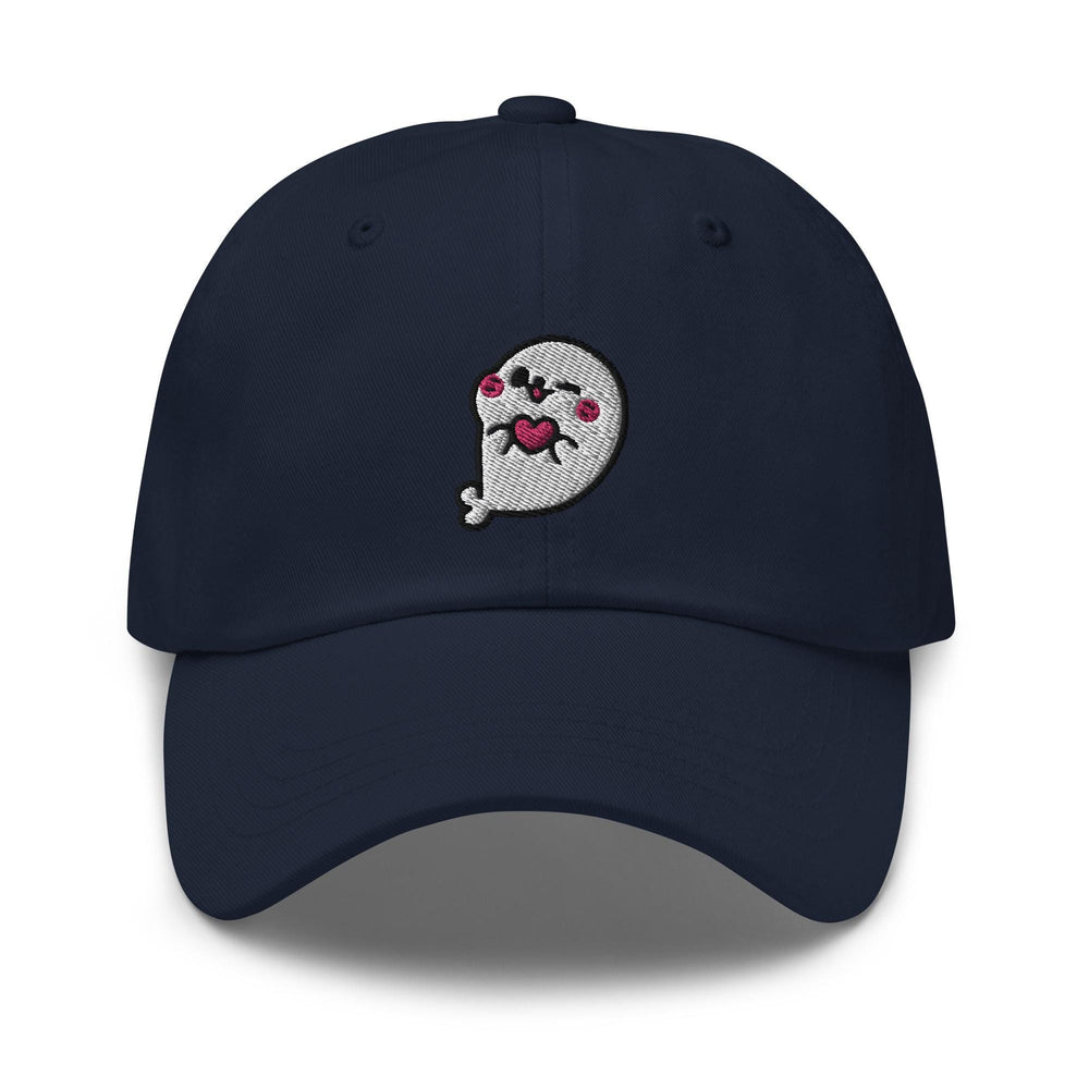 a baseball cap with a skull and crossbones on it