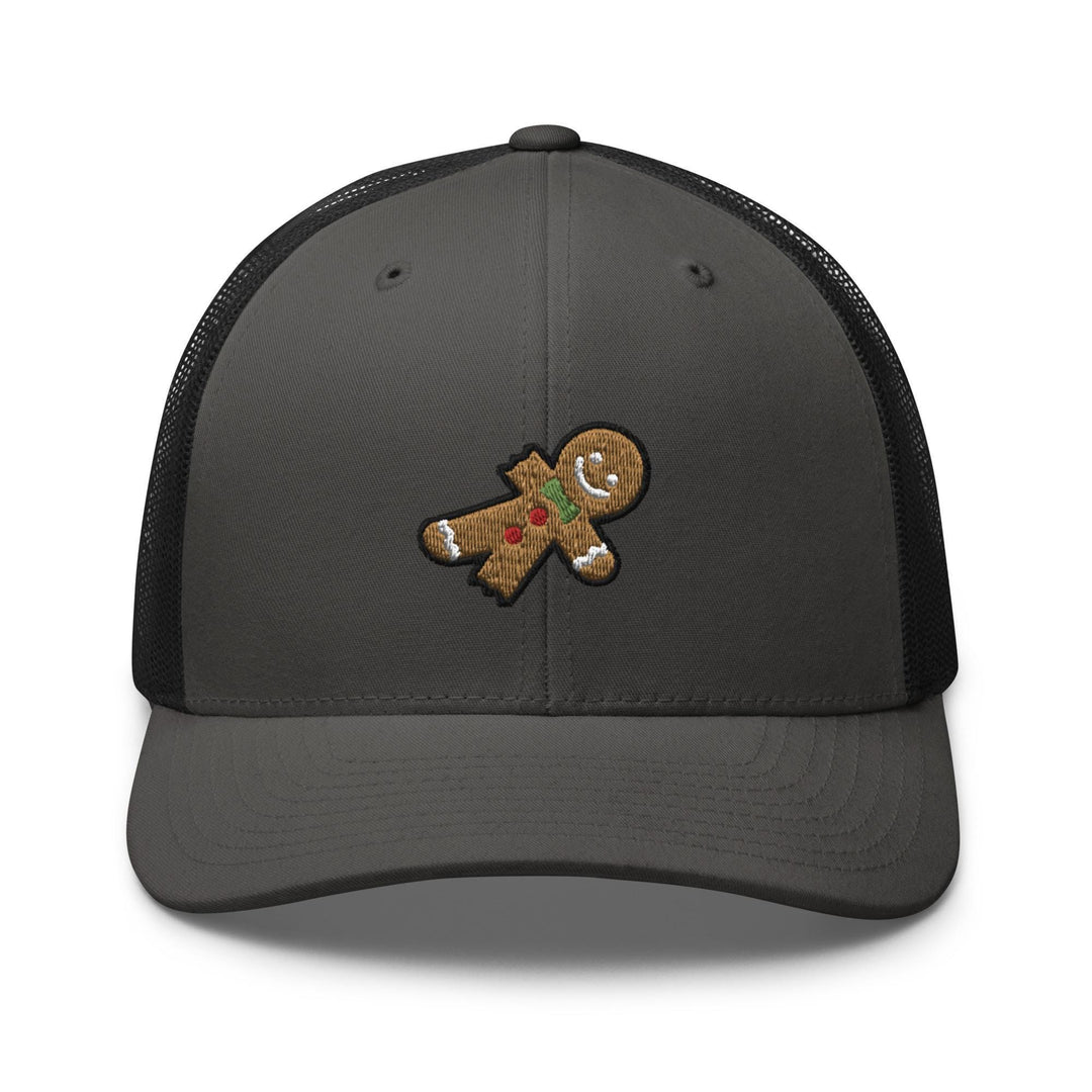 Bitten Gingerbread Man Trucker Cap