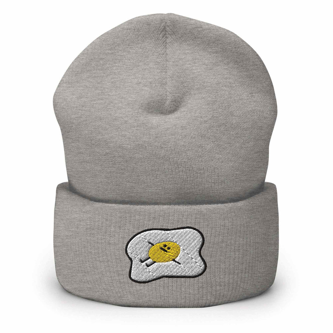 Kawaii Lazy Unmotivated Fried Egg Beanie