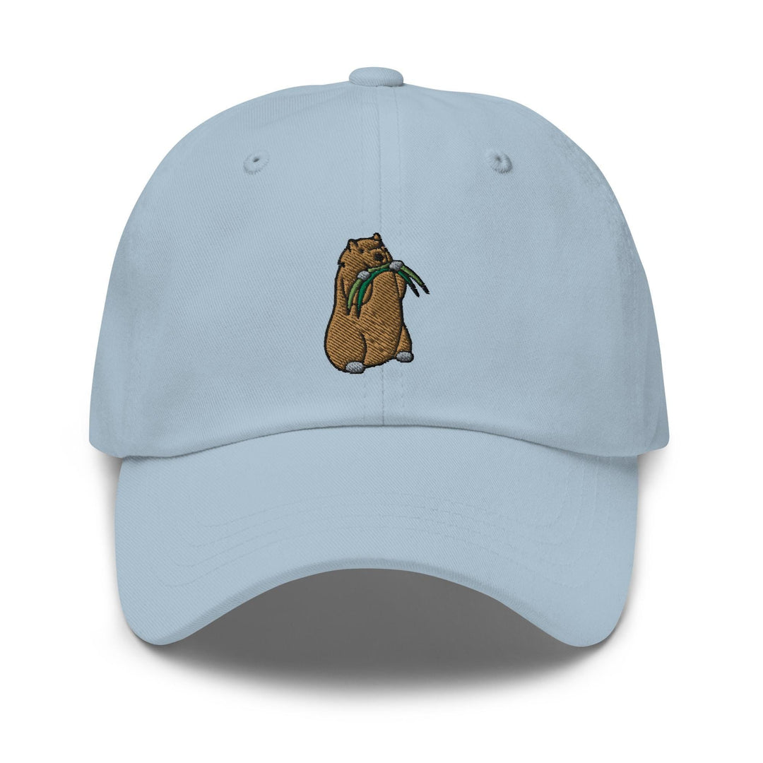 Marmot Munching Grass Dad Cap