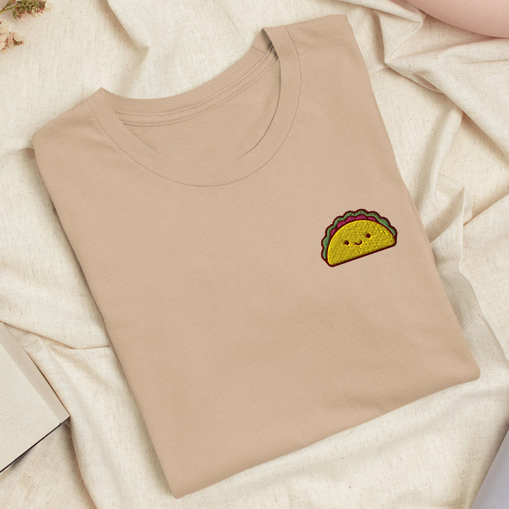 Cute Taco Embroidered T-shirt