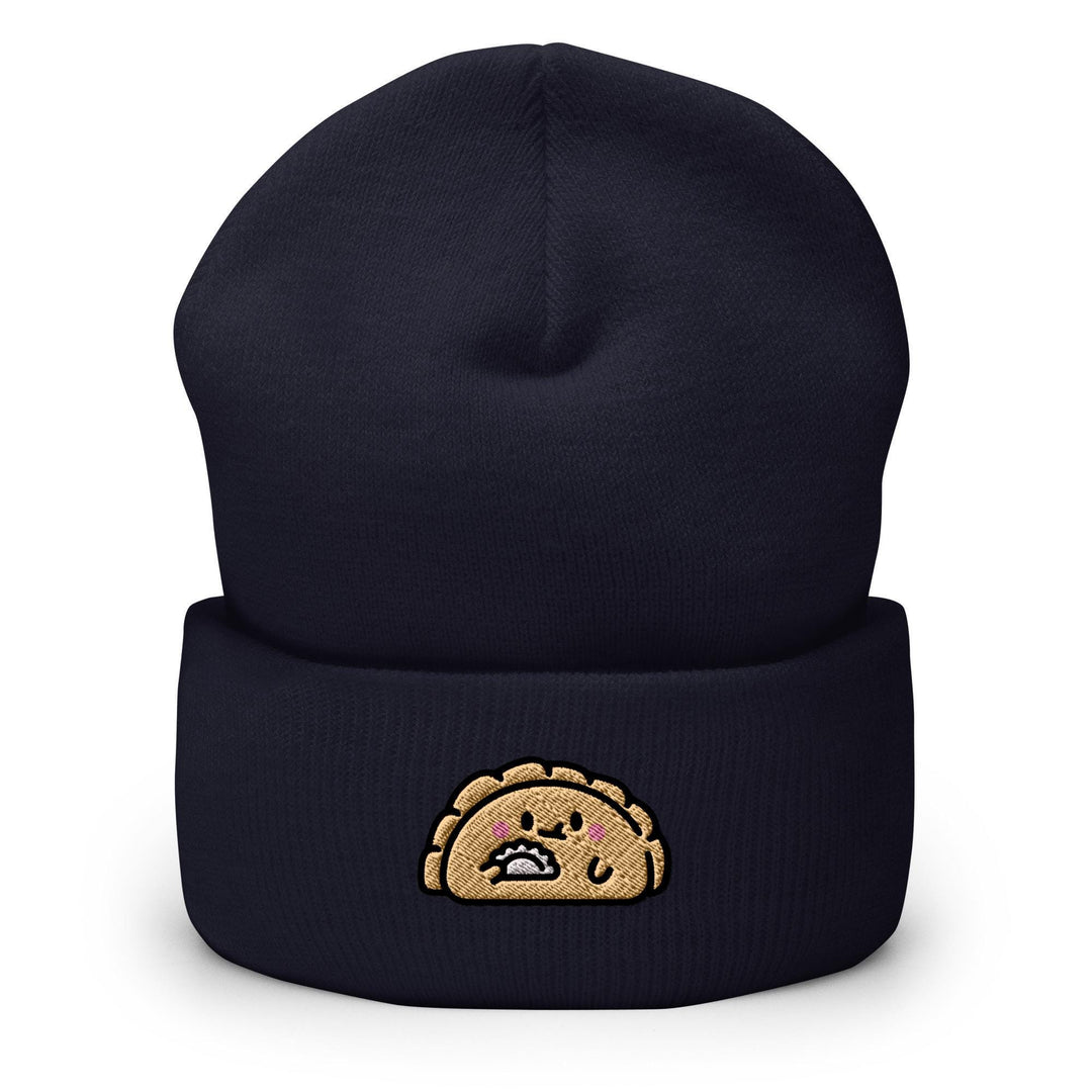 a beanie hat with a turkey on it