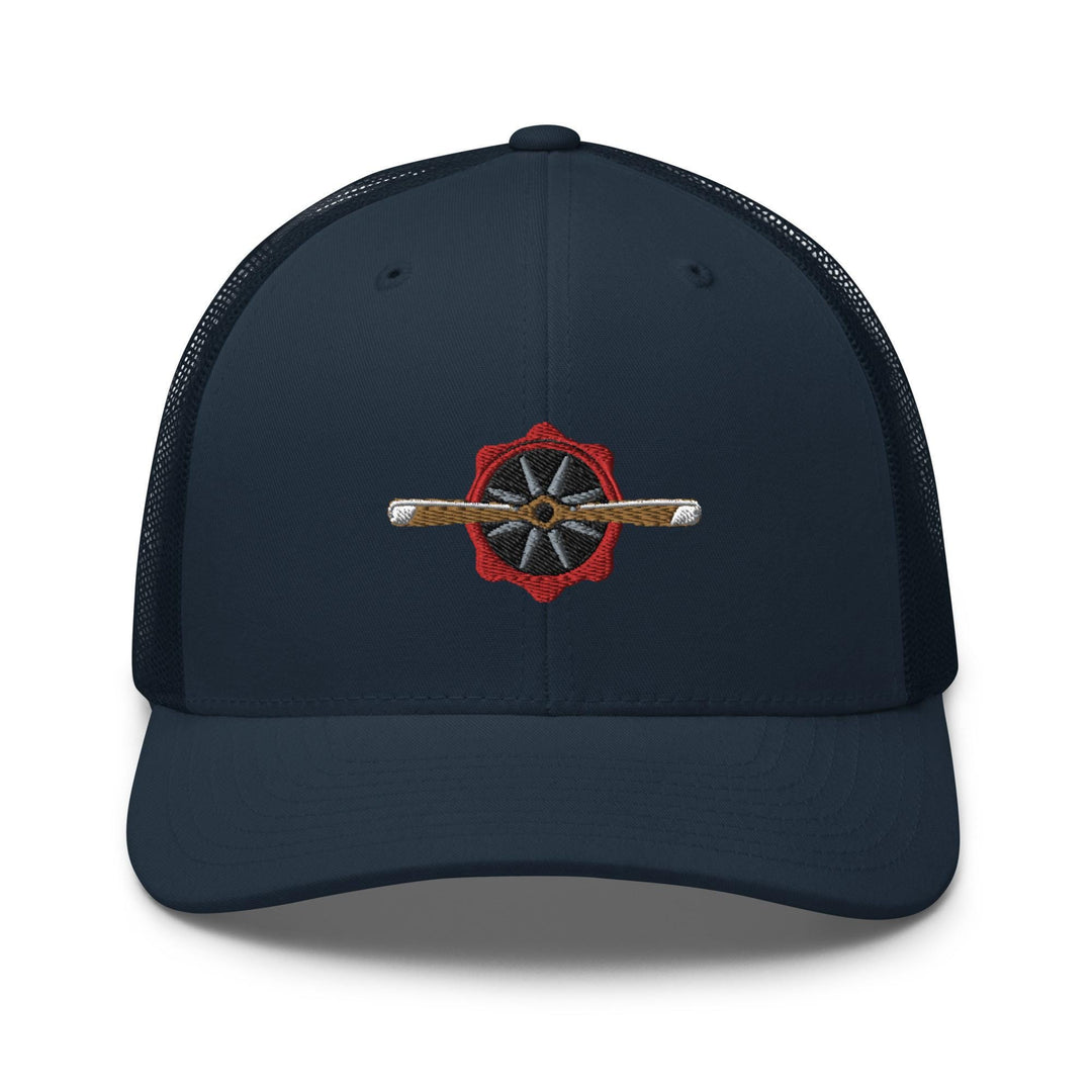 Old Piston Engine Propeller Aircraft Trucker Cap