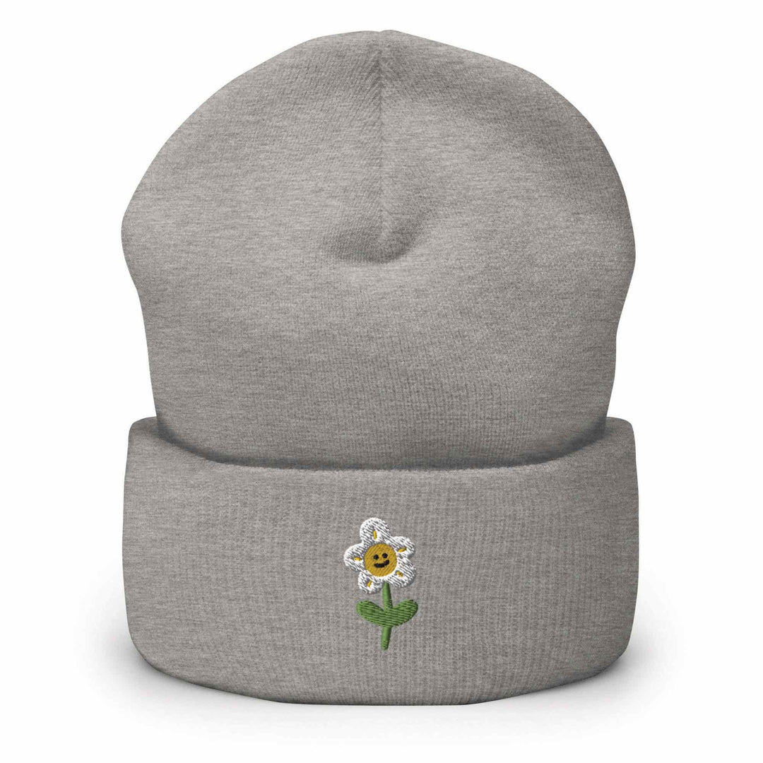 Smiling Daisy Flower Beanie