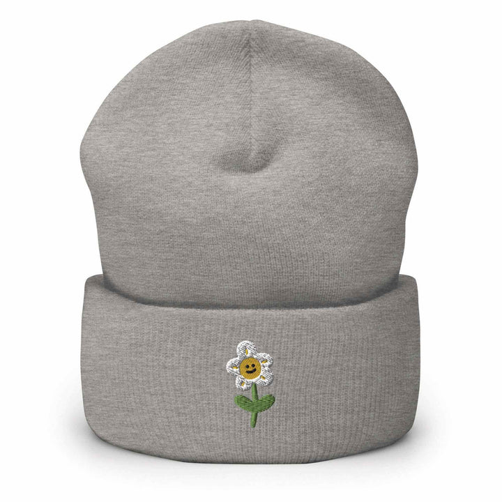 Smiling Daisy Flower Beanie