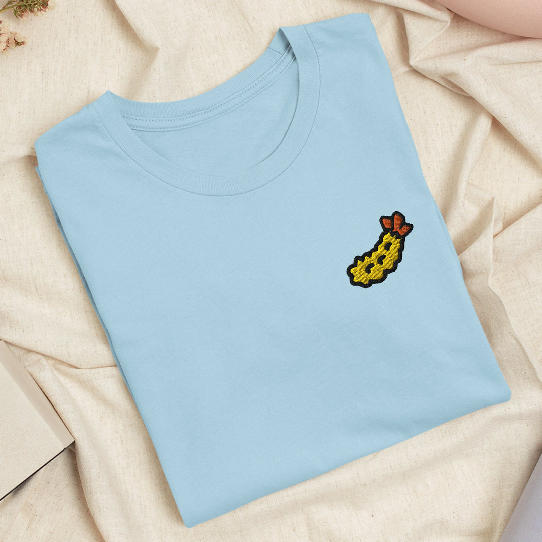 Shrimp Tempura Embroidered T-shirt