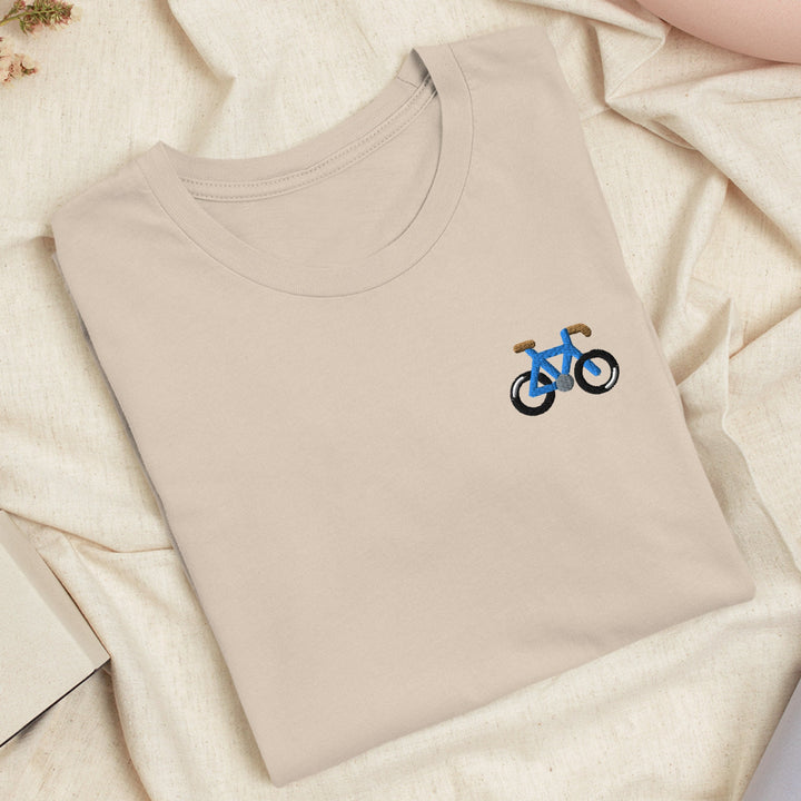 Road Gravel Bike Embroidered T-shirt