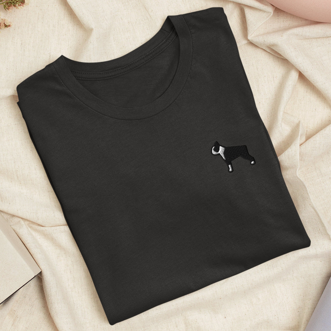 Boston Terrier Embroidered T-shirt