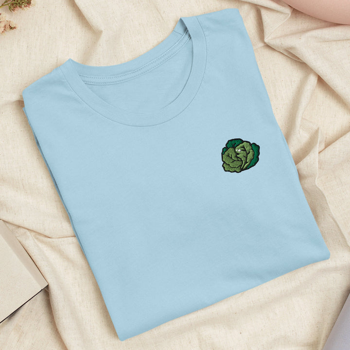 a t - shirt with a picture of a broccoli on it