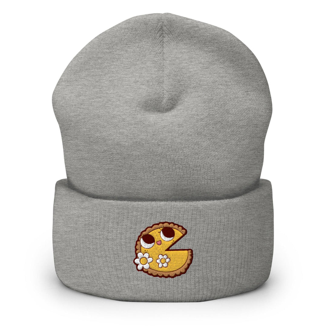 a beanie with a cartoon character on it