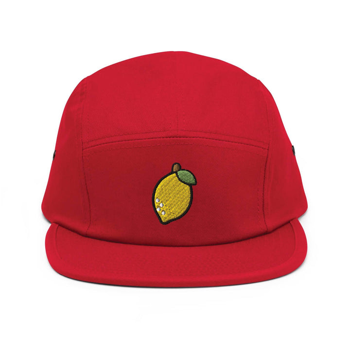 Yellow Lemon 5 Panel Camper Cap