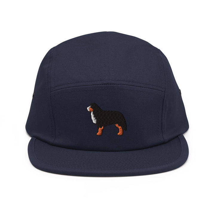 Bernese Mountain Dog 5 Panel Camper Cap