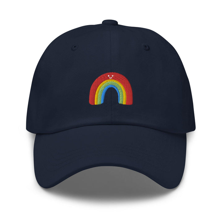 Smiley Rainbow Dad Cap