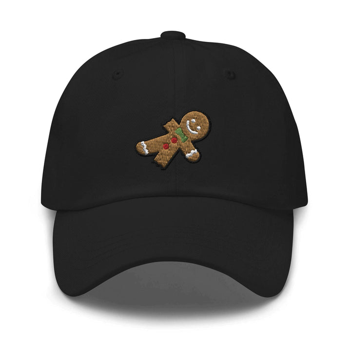 Bitten Gingerbread Man Dad Cap