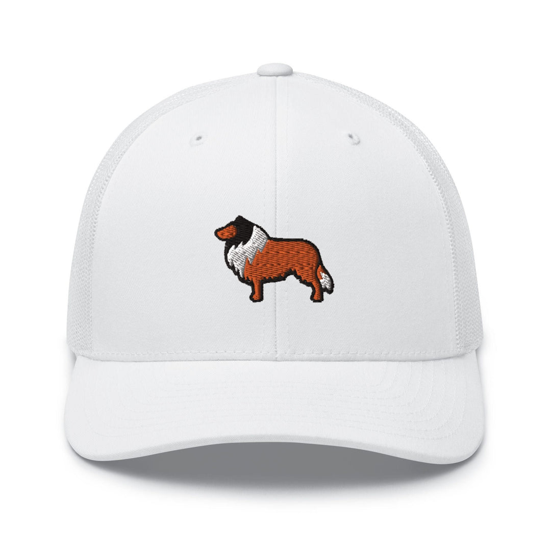 Rough Collie Trucker Cap
