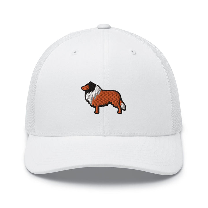 Rough Collie Trucker Cap