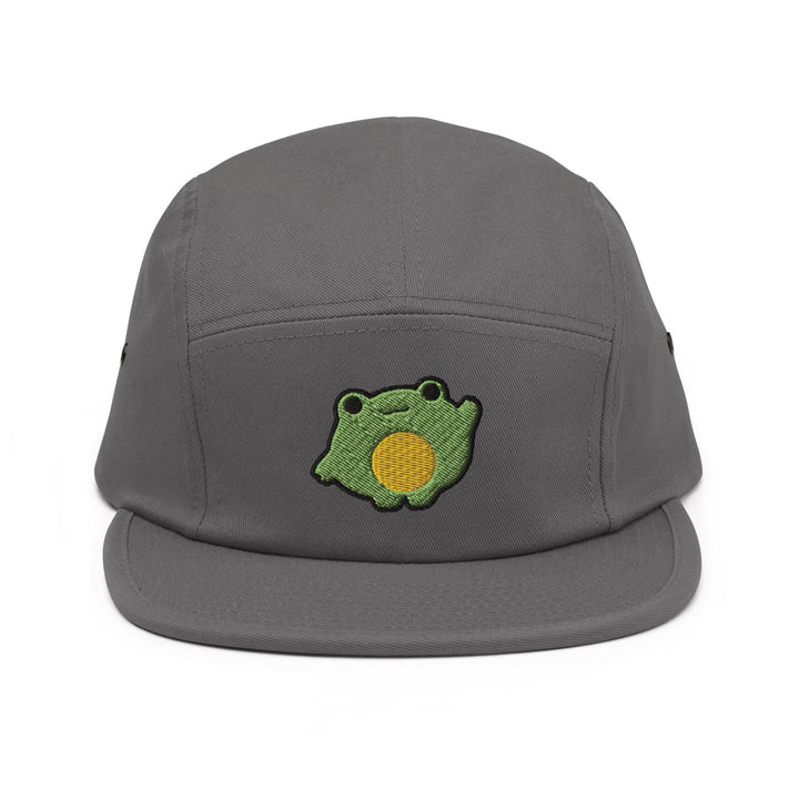 Chonky Cartoon Frog 5 Panel Camper Cap
