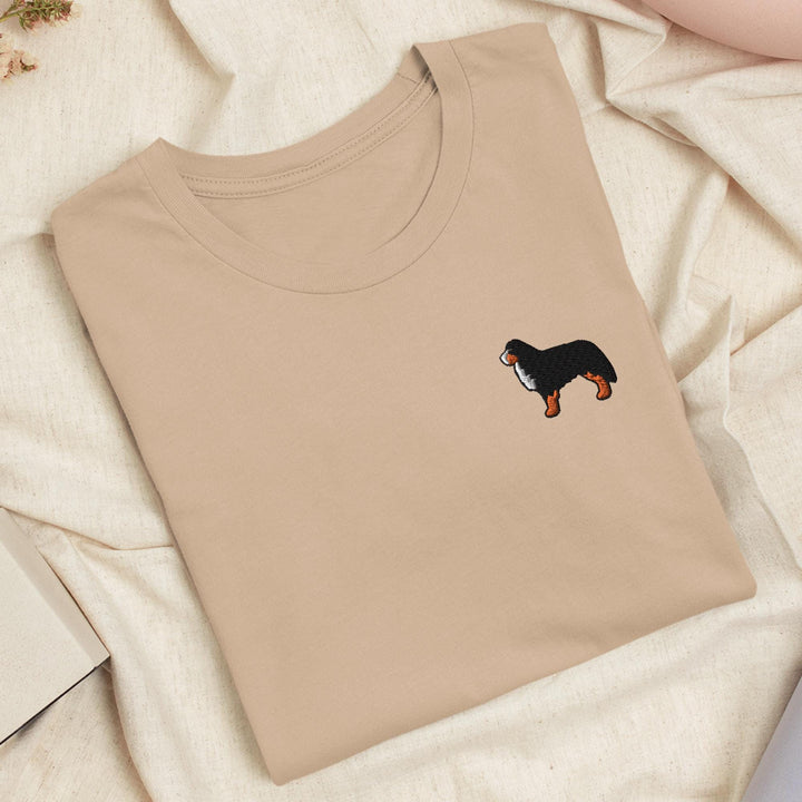 Bernese Mountain Dog Embroidered T-shirt