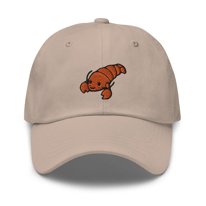 a baseball cap with a fish embroidered on it