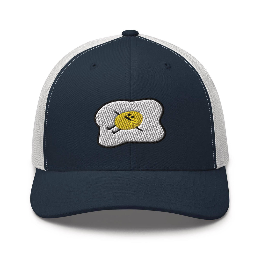 Kawaii Lazy Unmotivated Fried Egg Trucker Cap