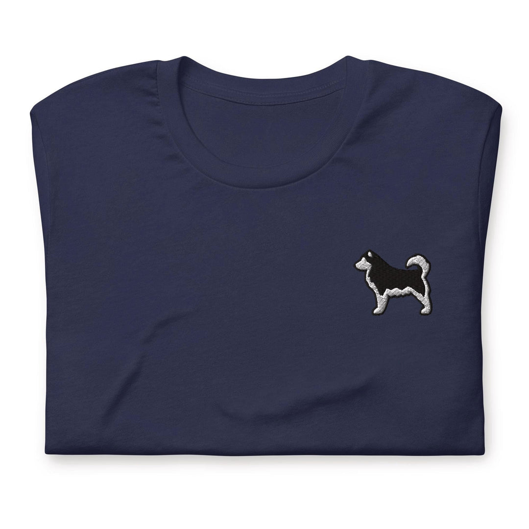 Siberian Husky Embroidered T-shirt