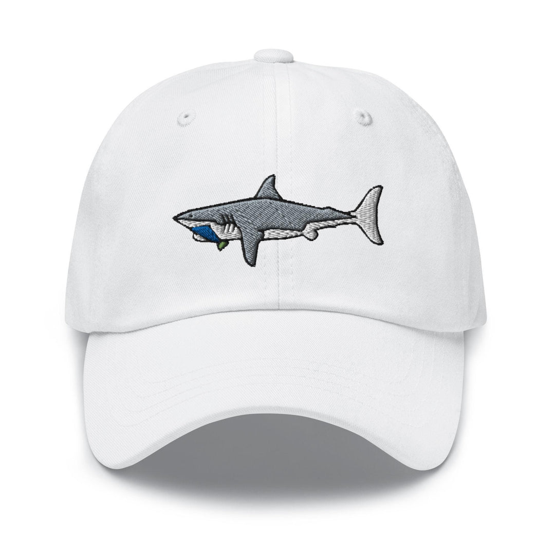 Great White Shark Dad Cap