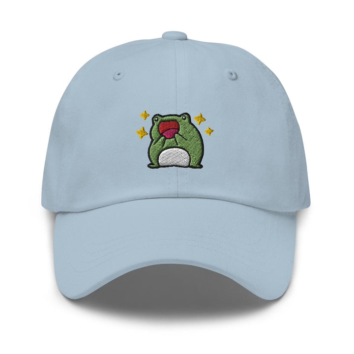 Excited Frog Dad Cap