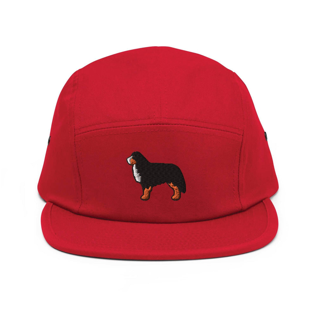 Bernese Mountain Dog 5 Panel Camper Cap