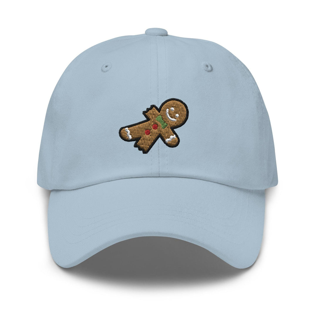Bitten Gingerbread Man Dad Cap