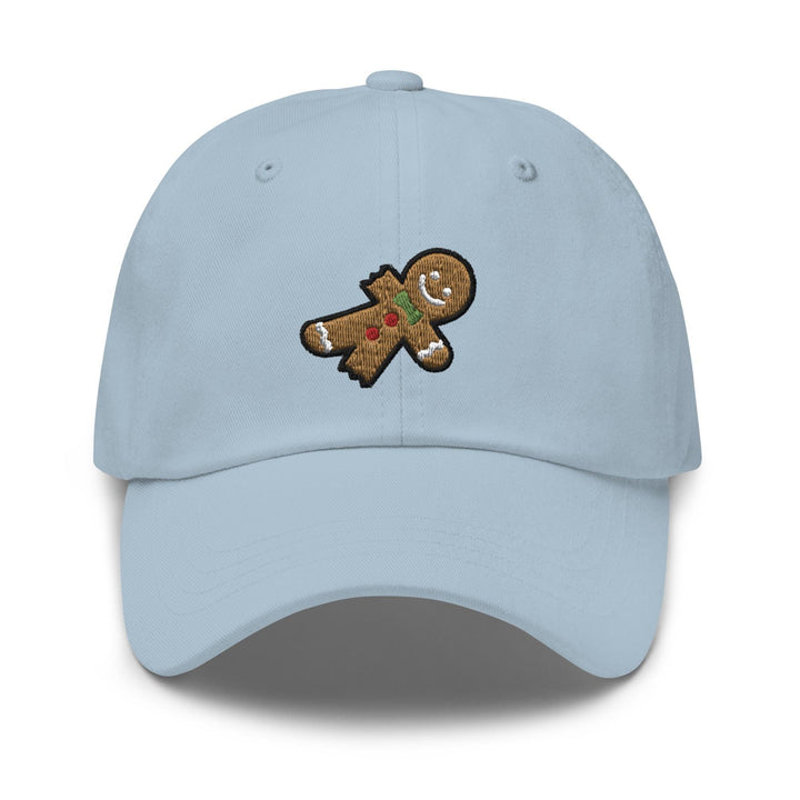 Bitten Gingerbread Man Dad Cap