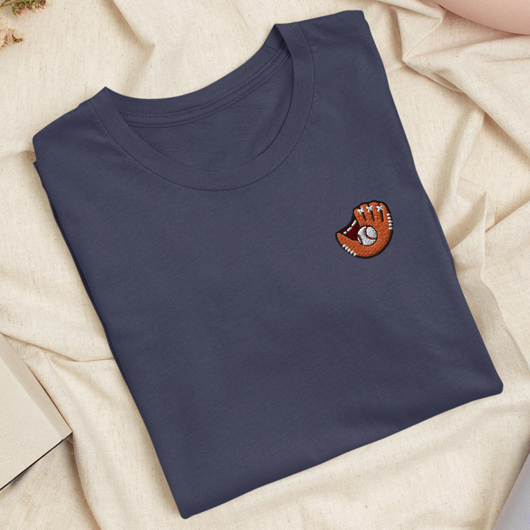 a t - shirt with a picture of a hand on it