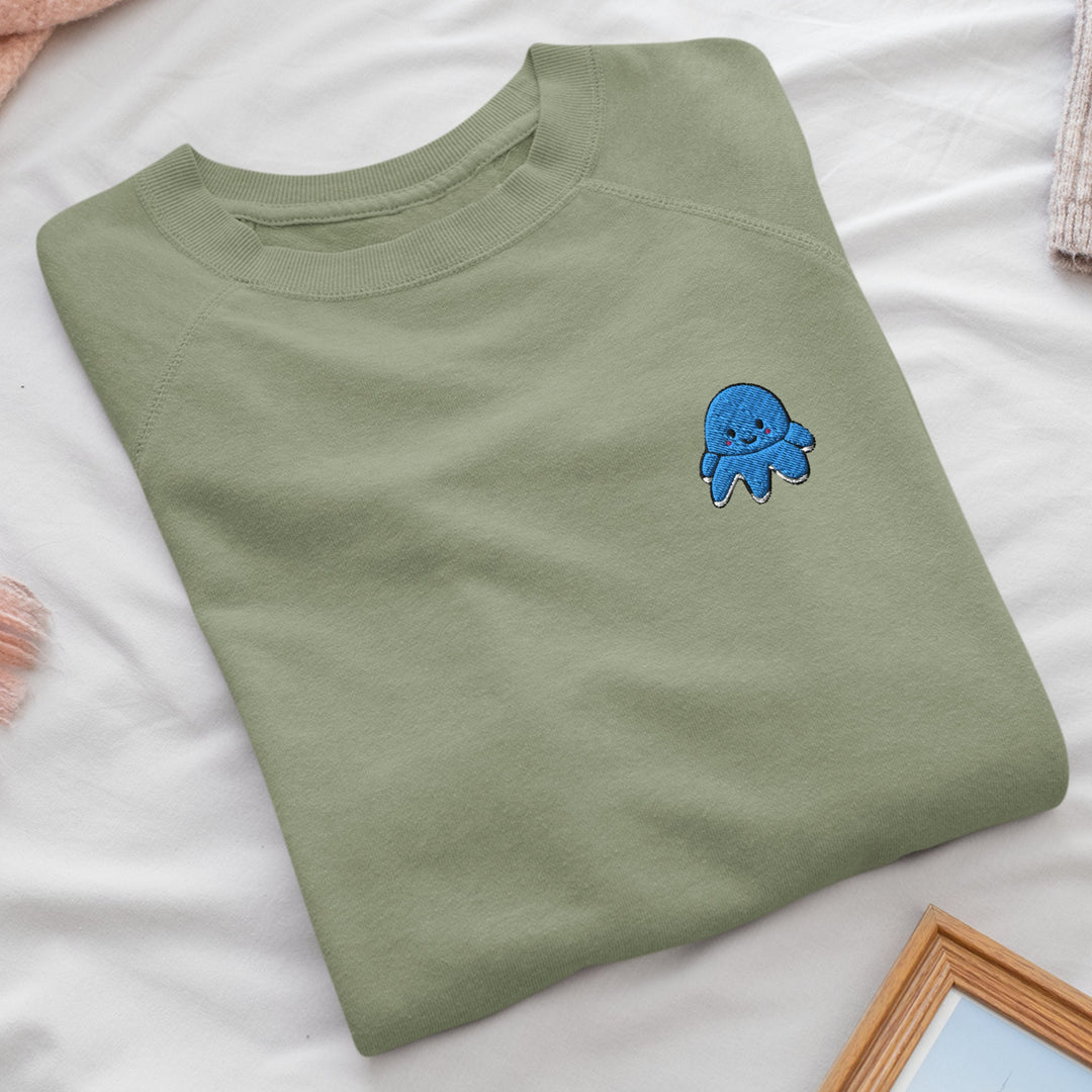Smiling Plush Octopus Sweatshirt